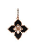 Подвеска из золота c бриллиантами и ониксом