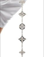 Браслет из белого золота c бриллиантами