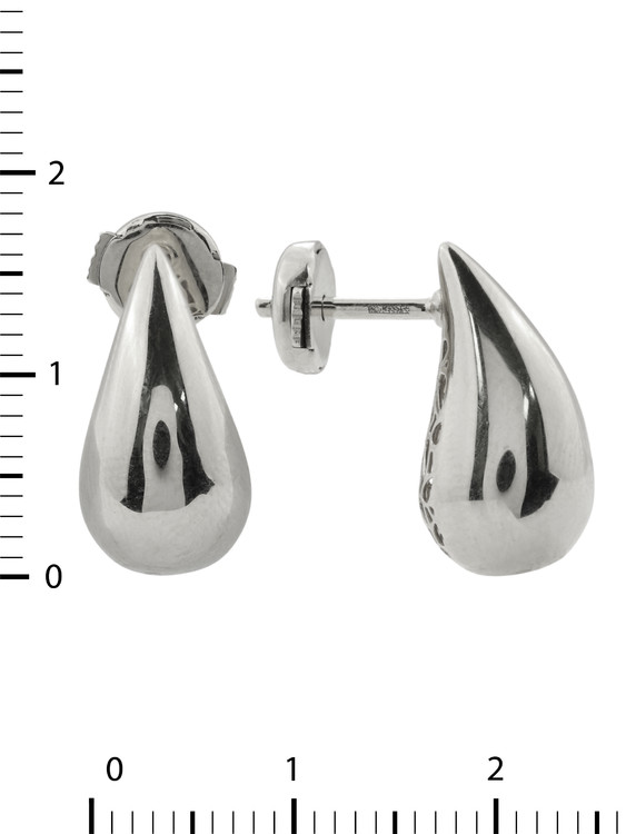 Серьги из белого золота 585 пробы