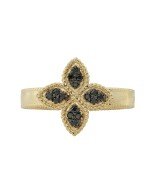 Кольцо из лимонного золота c бриллиантами