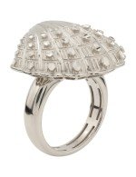 Кольцо из белого золота c рубином