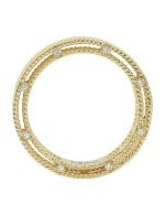 Кольцо из лимонного золота c бриллиантами