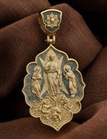 Образок из лимонного золота