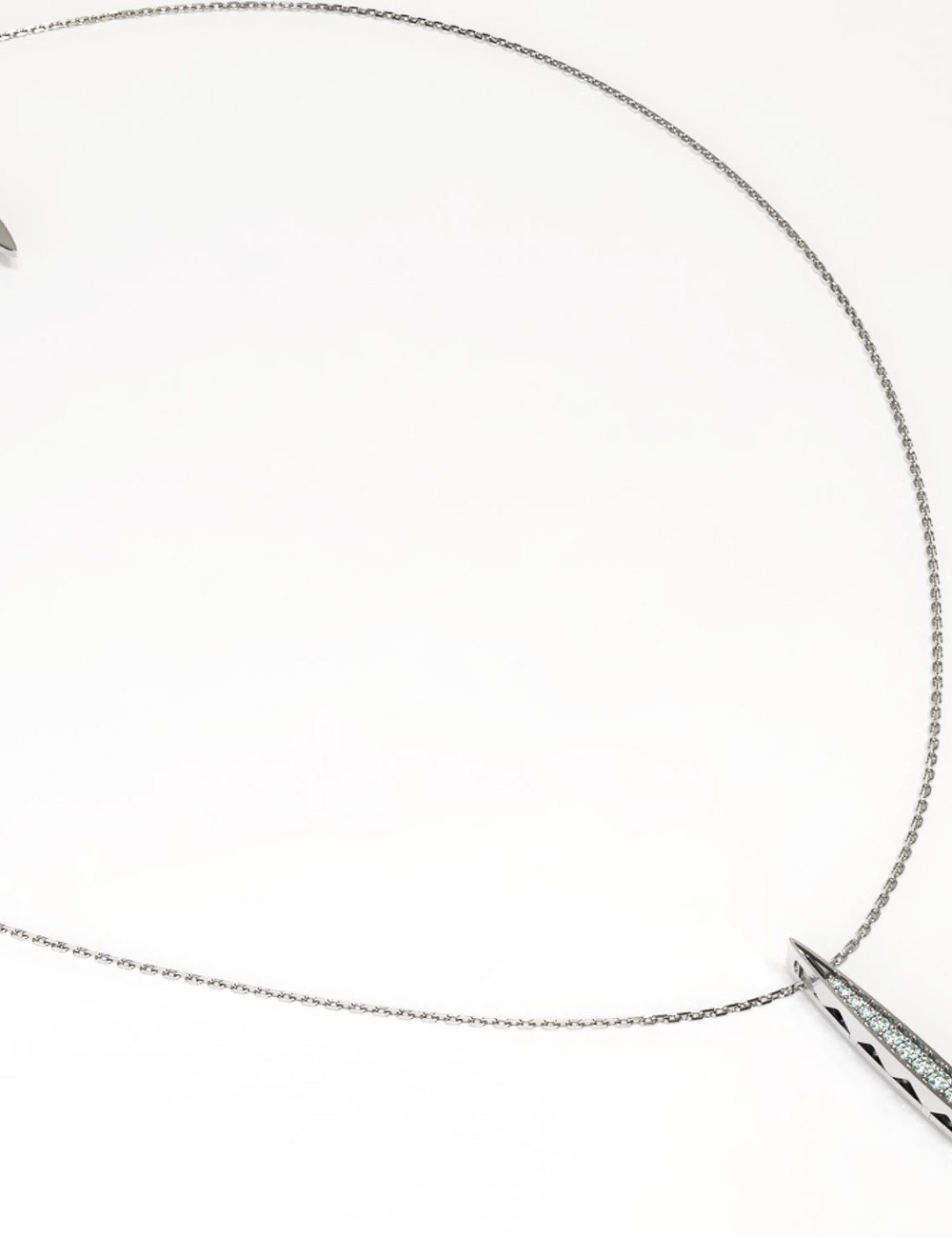 Колье из белого золота c бриллиантами