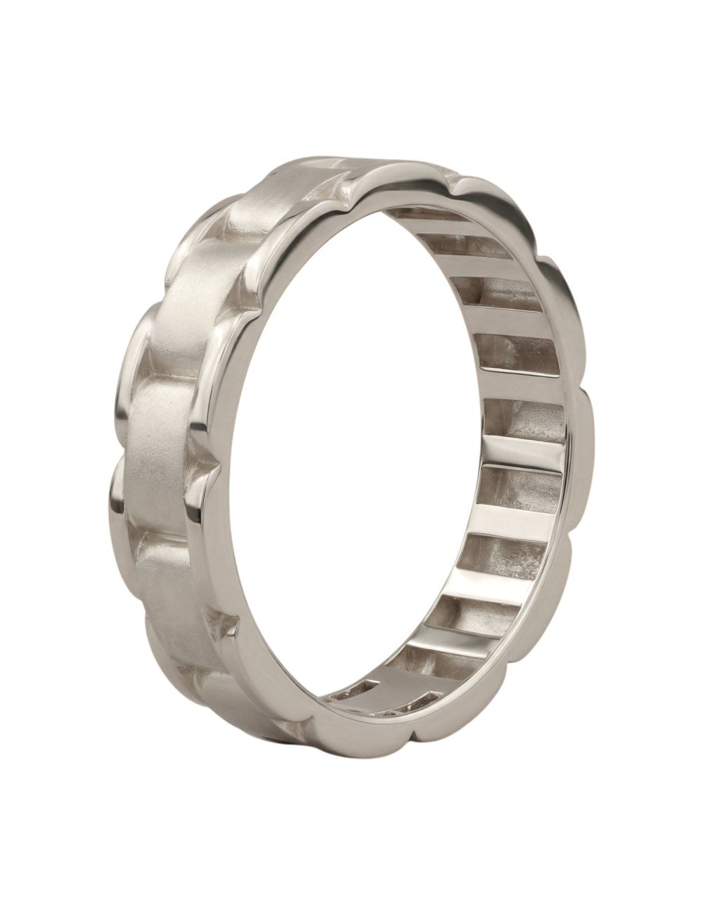 Кольцо из белого золота