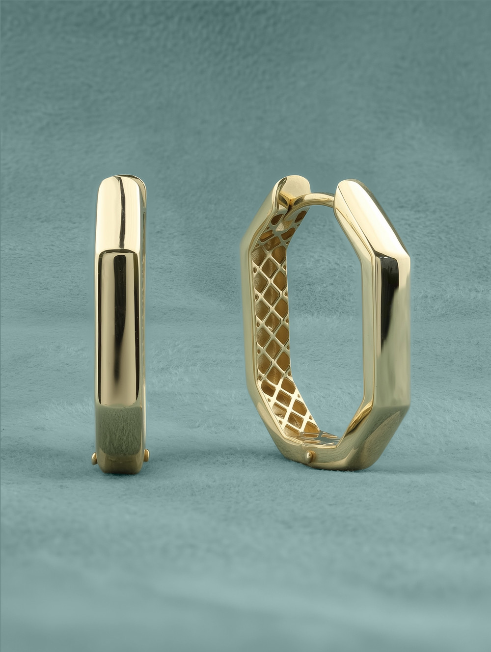 Серьги из лимонного золота 585 пробы