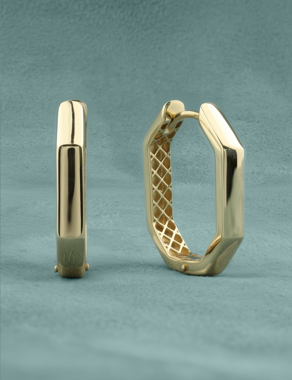 Серьги из лимонного золота