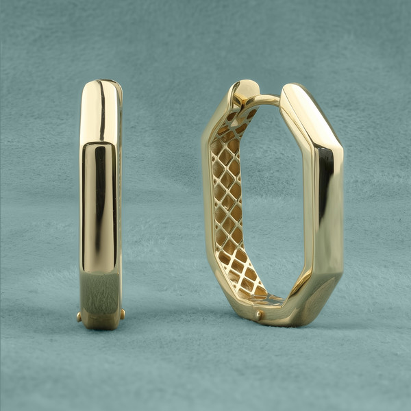 Серьги из лимонного золота 585 пробы