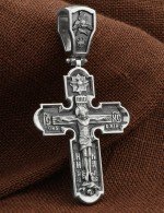 Крест из белого золота