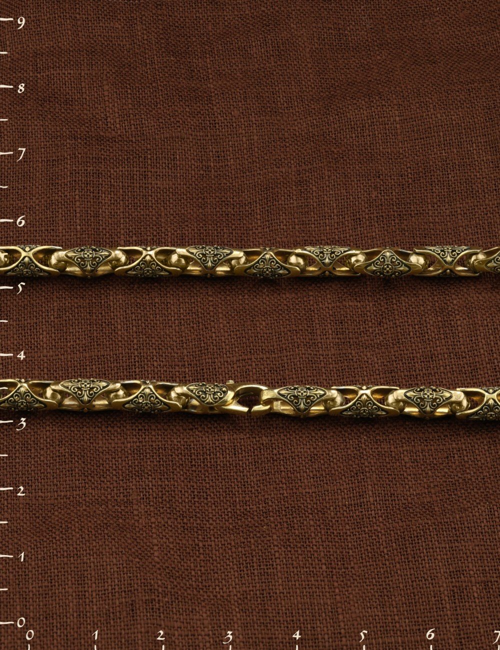 Цепь из лимонного золота