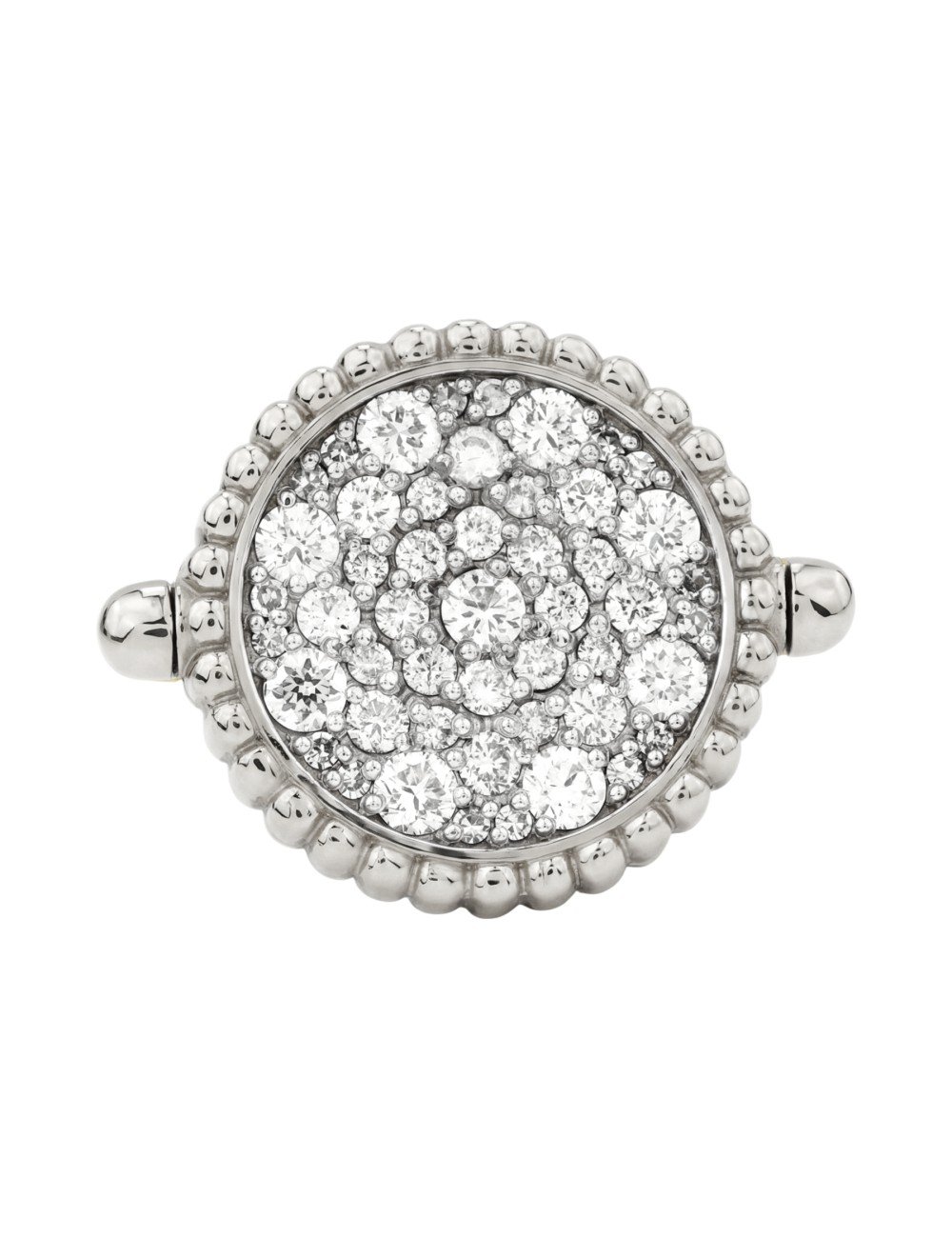 Кольцо из белого золота c бриллиантами