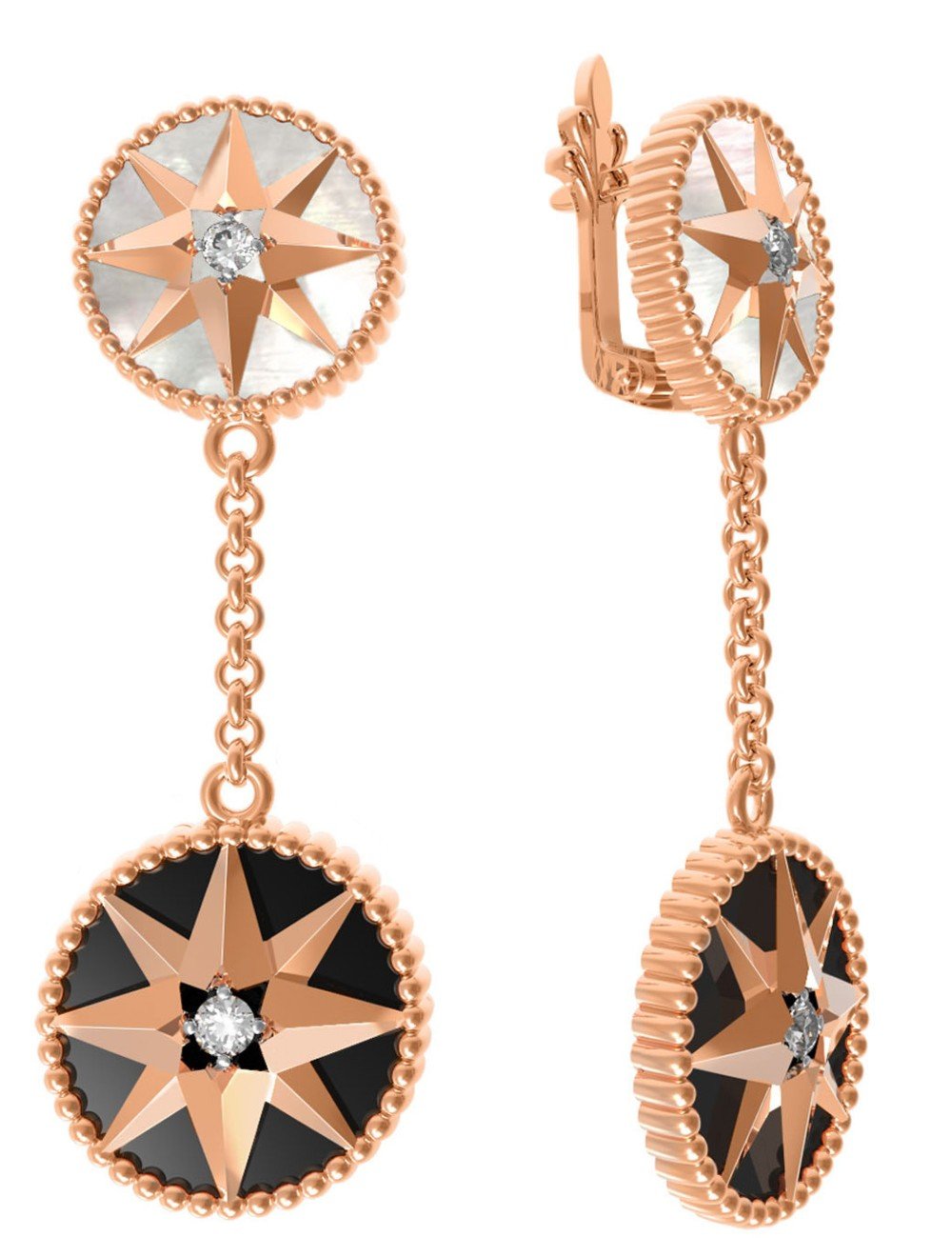Серьги из золота 585 пробы