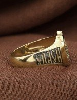 Кольцо из лимонного золота