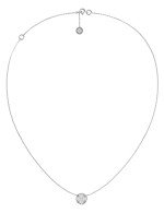 Колье из белого золота c бриллиантами