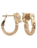 Серьги из золота c бриллиантами