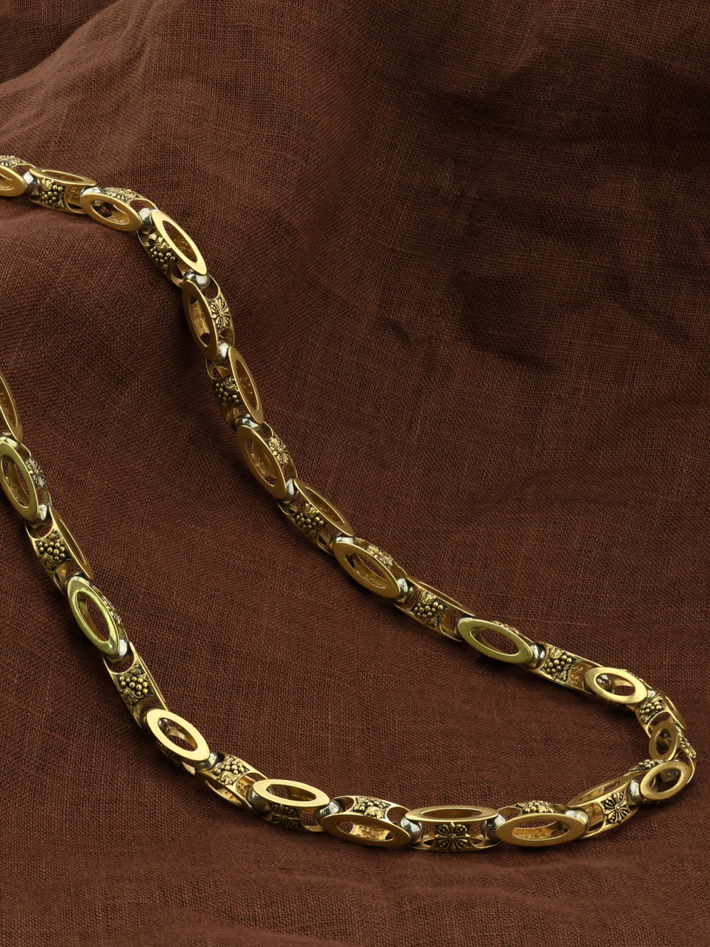 Цепь из лимонного золота 585 пробы