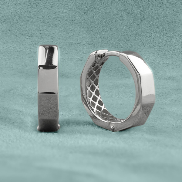 Серьги из белого золота 585 пробы