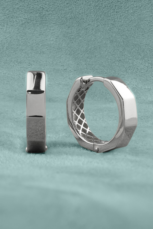 Серьги из белого золота 585 пробы