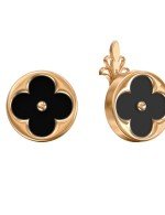 Серьги из золота c ониксом