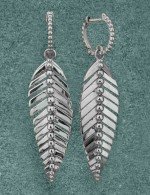 Серьги из белого золота