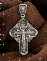 Крест из белого золота