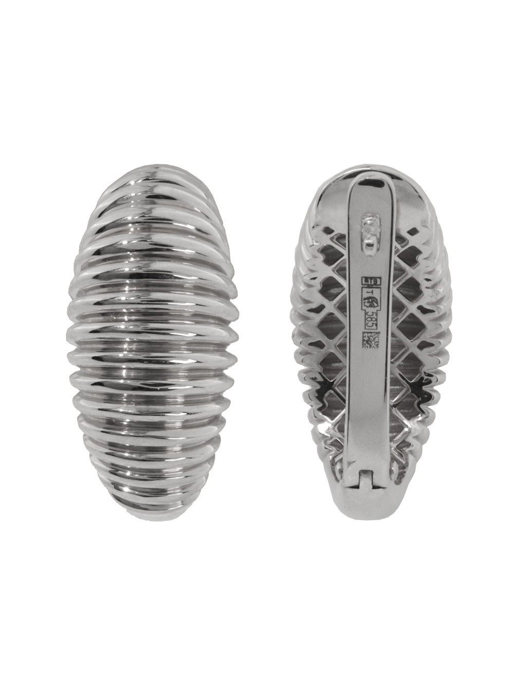 Серьги из белого золота 585 пробы