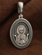 Образок из белого золота