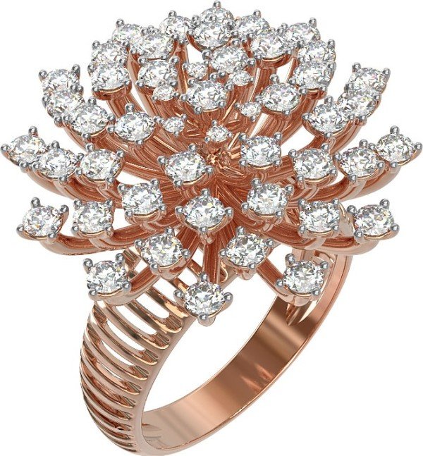 Кольцо из золота c бриллиантами