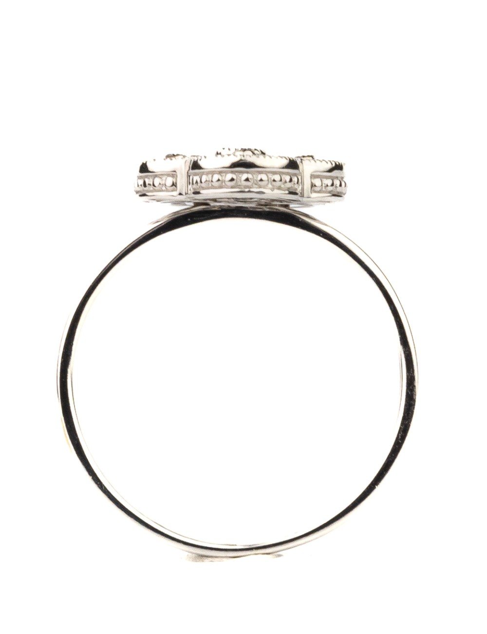 Кольцо из белого золота c бриллиантами