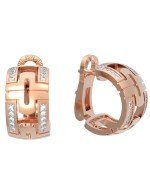 Серьги из золота c бриллиантами