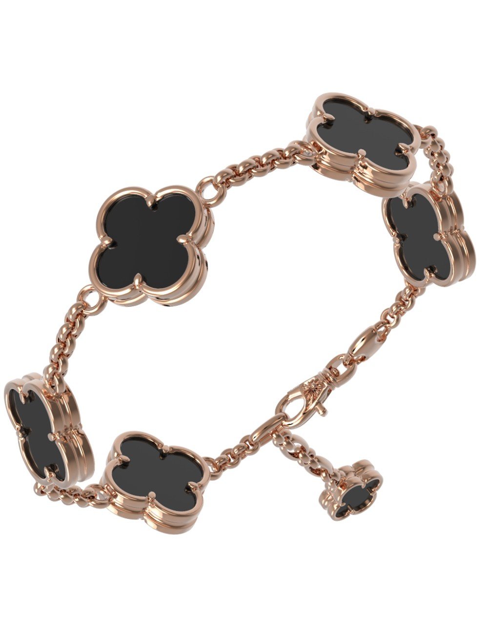 Браслет из золота c ониксом