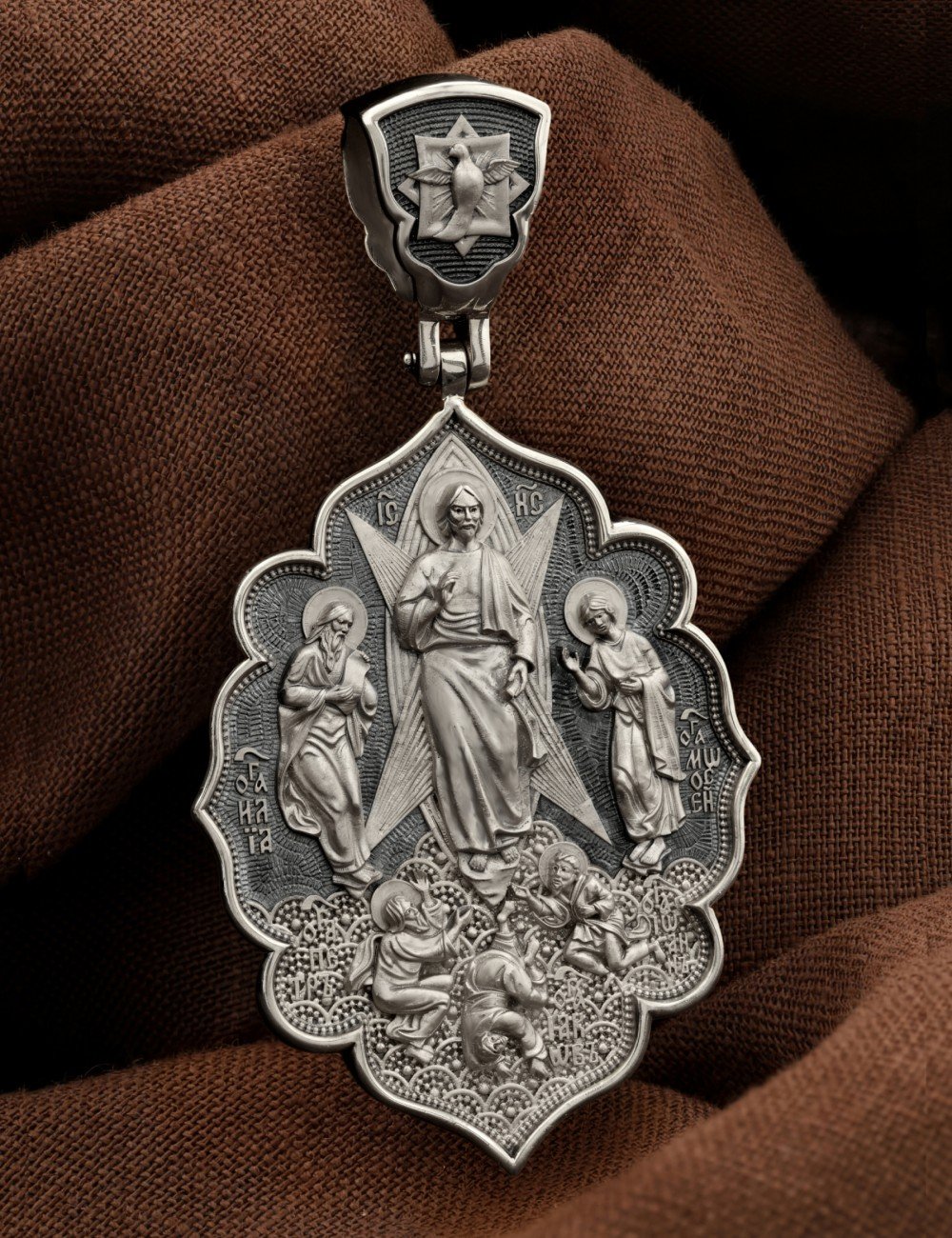 Образок из белого золота