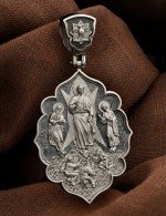 Образок из белого золота