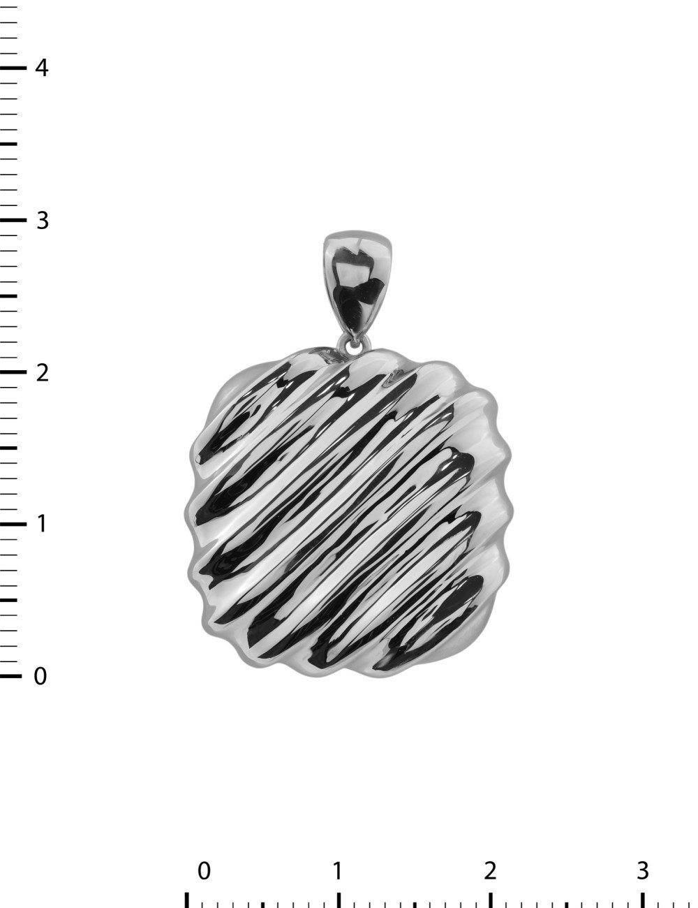 Подвеска из белого золота