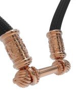 Шнурок шёлковый из золота c шёлковым шнурком