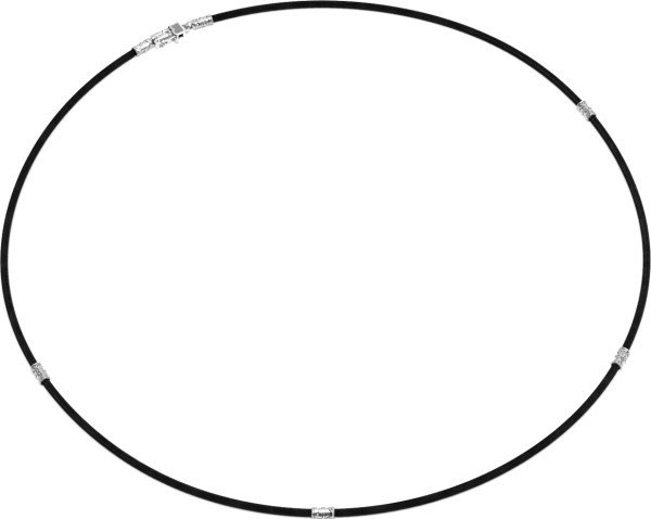 Шнурок шёлковый из белого золота c шёлковым шнурком