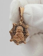 Образок из золота 585 пробы