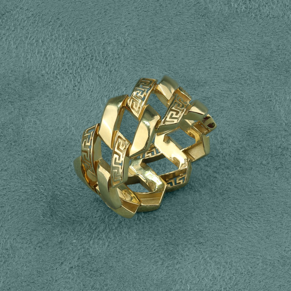 Кольцо из лимонного золота 585 пробы