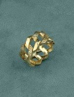 Кольцо из лимонного золота