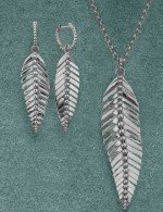 Серьги из белого золота