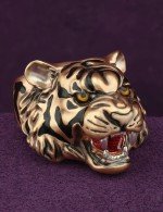 Кольцо из золота c эмалью