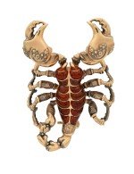 Брошь из золота c эмалью