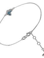 Браслет из белого золота c бирюзой