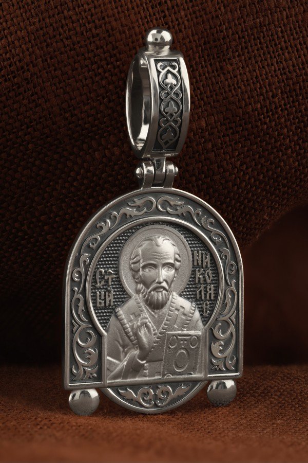 Образок из белого золота