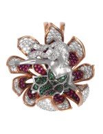 Подвеска из золота c фианитом