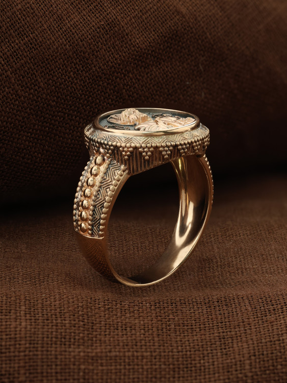 Кольцо из красного золота 585 пробы