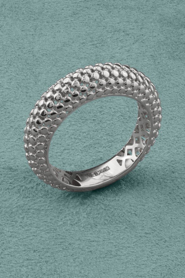 Кольцо из белого золота