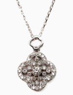 Колье из белого золота c бриллиантами