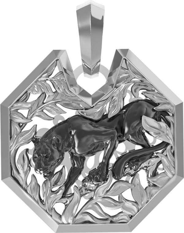 Подвеска из белого золота 585 пробы