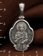 Образок из белого золота